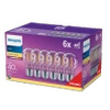 Zestaw 6x Żarówka LED E27 A60 4.3W = 40W 470lm 2700K Ciepła Filament PHILIPS
