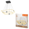 Lampa Sufitowa Wisząca Dekoracyjna LED 23W 2500lm 3000K Ciepła Ściemnialna Szary Decor Ledvance