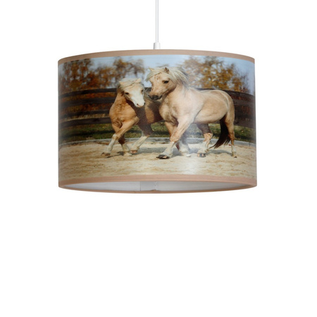 Lampa Wisząca Sufitowa HORSES 1xE27 Milagro