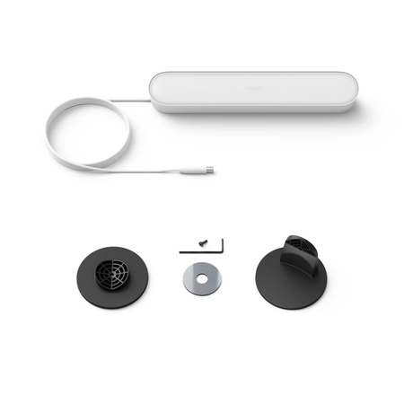 Lampka Biurkowa Podłużna LED 6.7W 500lm IP20 White and Color Ambiance RGB + TW Biała 25cm Inteligentna SMART Zigbee Bluetooth Play Rozszerzenie Philips HUE