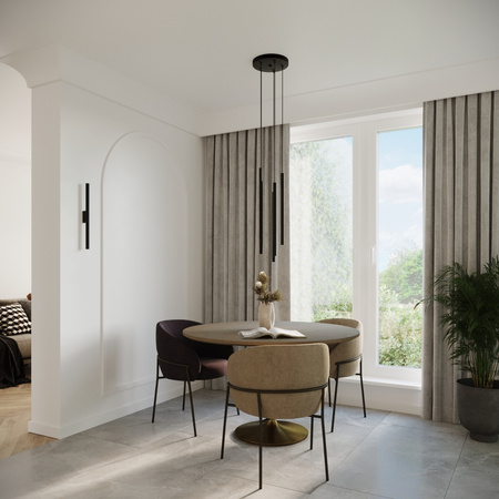 Lampa Sufitowa Wisząca Zwis 2x G9 Tuba Żyrandol Tubularna Czarna Nowoczesna Pastelo Sollux