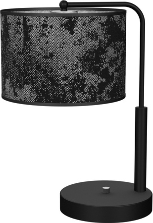 Lampka Biurkowa Stołowa LED SATINO Srebrna 1xE27 Milagro