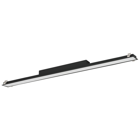 Oprawa Liniowa Lampa Sufitowa LED 33W 170cm 4300lm 4000K Neutralna 95° Podtynkowa Czarna KANLUX