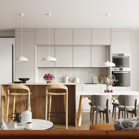 Lampa Sufitowa Wisząca Zwis E27 Okrągła Biała Skandynawska Gina Sollux