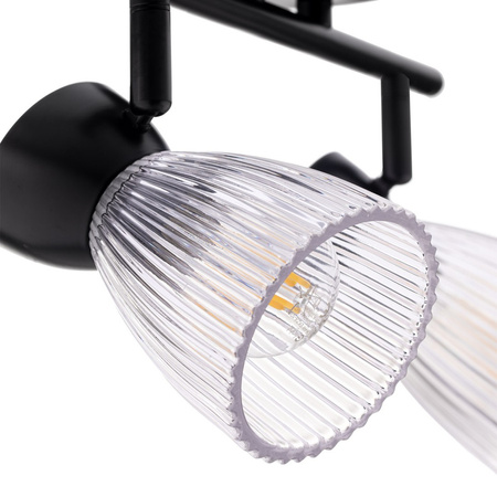 Lampa Sufitowa BEST Czarna 2xE14 Milagro