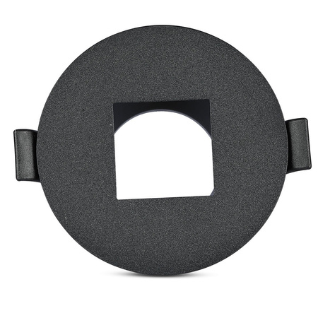 Oprawa Sufitowa Podtynkowa Oczko GU10 Okrągła Czarna VT-883 V-TAC