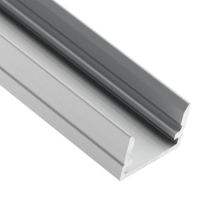 Profil Aluminiowy Anodowany do LED KM33 Srebrny Natynkowy 2m