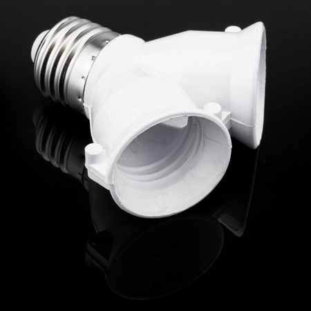 ROZDZIELACZ GWINTU LED PRZEJŚCIÓWKA ADAPTER E27 na 2xE27
