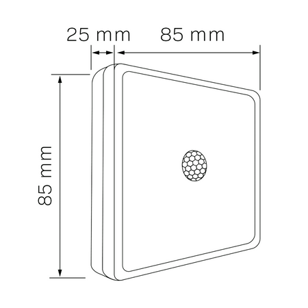 Lampka Podszafkowa Bateryjna 1.5W 28lm 4500K Neutralna 120° Srebrna Sanico Goldlux