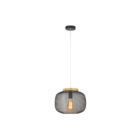 Lampa Wisząca Sufitowa Zwis E27 Czarny Skandynawski Rupert Rabalux
