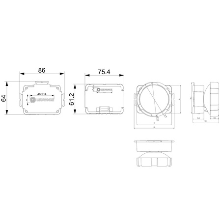 Latarka Akumulatorowa Czołowa LED 1.5W 100lm 6500K USB-C LEDVANCE