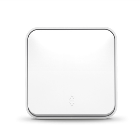 Włącznik Światła 1-Klawiszowy 10A Natynkowy Biały BINERA VIDEX