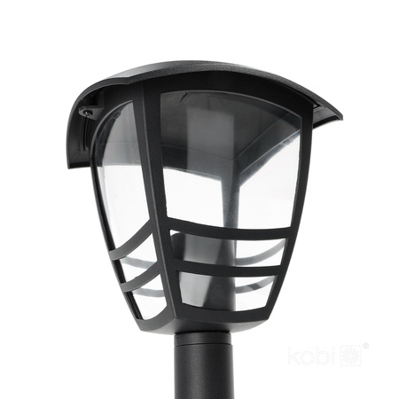 Lampa Ogrodowa Słupek Zewnętrzny Stojący LED E27 IP54 Czarny Tvio Kobi