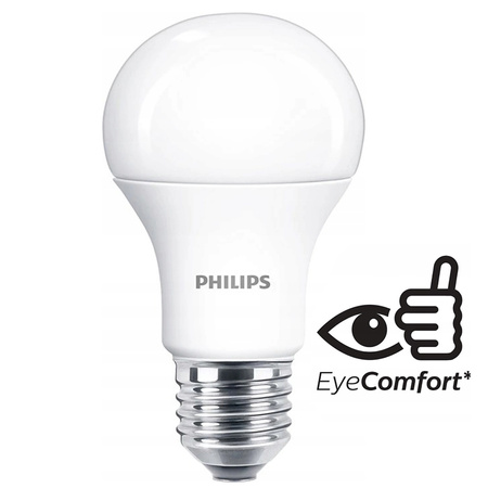 Żarówka LED E27 A60 10W = 75W 1055lm 6500K Zimna Biała PHILIPS