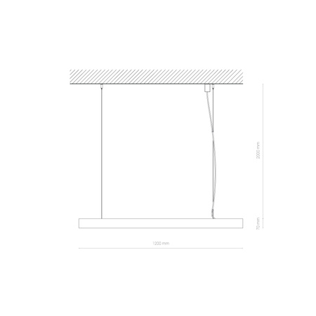 Lampa Liniowa Sufitowa LED 31W 4160lm 4000K Neutralna Biała 120cm CL OFFICE LED PRO 10212 Nowodvorski