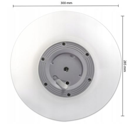 Lampa Ogrodowa LED Solarna Wbijana Kula RGB 30 cm