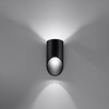 Lampa Ścienna Kinkiet Góra Dół G9 Tubularna Czarna Nowoczesna Penne Sollux