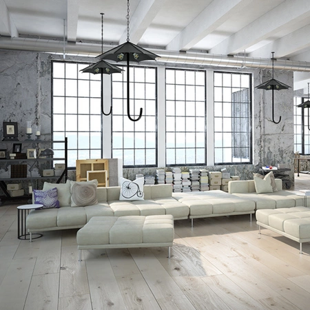 Lampa Wisząca Sufitowa Żyrandol 3xE27 PARASOL Czarna - GOLDLUX (Polux)