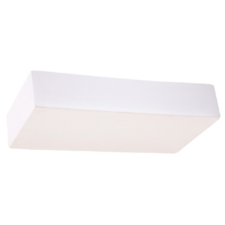 Lampa Ścienna LED TAUGAN 2xG9 Kinkiet Prostokątna Ceramiczna Biała SOLLUX