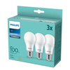 3x Żarówka LED E27 A67 13W = 100W 1521lm 6500K Zimna 180° Essential Philips