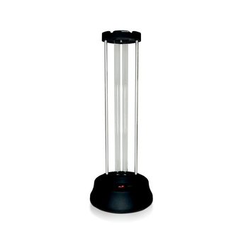 Lampa bakteriobójcza wirusobójcza 38W Z czujnikiem ruchu i pilotem Czarna VT-3338 V-TAC