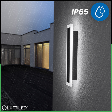 Lampa Ogrodowa LED Natynkowa OLIO Kinkiet Elewacyjny Ścienny 18W 4000K 60cm IP65 LUMILED