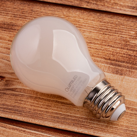 Żarówka LED E27 A60 8W = 75W 1055lm 4000K Neutralna 360° FILAMENT LUMILED