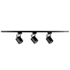 Zestaw Szynowy Szynoprzewód Szyna Listwa 1-Fazowa + 3x Reflektor GU10 Czarna MINOR Sanico Goldlux