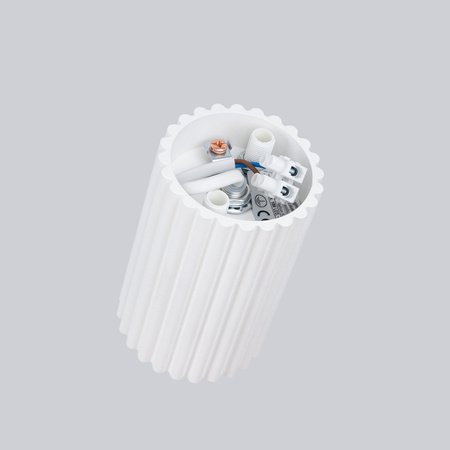 Lampa Sufitowa Oprawa Natynkowa Tuba Spot 1x GU10 Biała Karbon Deep Space SL.1530 Sollux