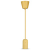 Lampa Wisząca Oprawa E27 Betonowy klosz z beżowym kablem VT-7668 V-TAC
