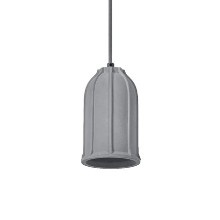Lampa Sufitowa Wisząca Dekoracyjna E27 Zwis Szary Beton Decor Ledvance