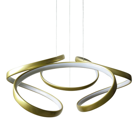 Lampa Wisząca Sufitowa CRAFT Złota 46W LED Milagro