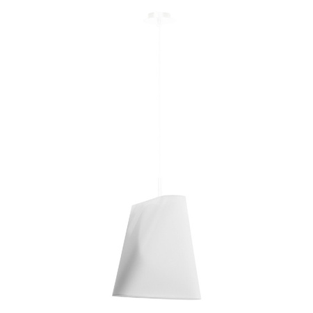 Lampa Sufitowa Wisząca Zwis E27 Żyrandol Nieregularna Biała Minimalistyczna Blum Sollux