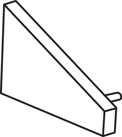 Zaślepka do Profili Aluminiowych Szara Pełna STOPPER Kanlux 2szt.