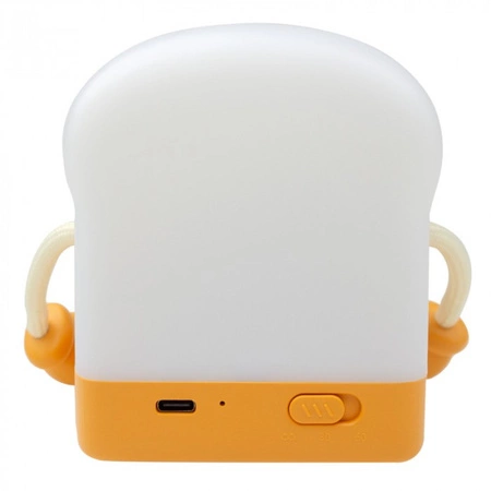 Lampka Nocna Dziecięca LED 1W 3000K Ciepła USB Akumulatorowa 1200mAh Pomarańczowa|Biała TOŚCIK MARY'S