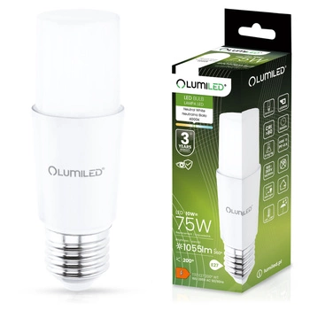 Żarówka LED E27 Tubularna T37 10W = 75W 1055lm 4000K Neutralna 200° LUMILED