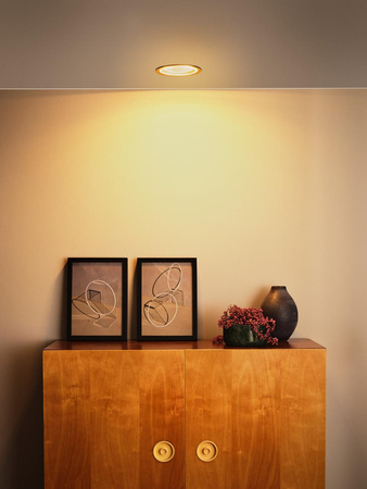 Lampa Punktowa LED Filament Oczko 9W 2700K Aluminium Spot Downlight Ripple LEDVANCE