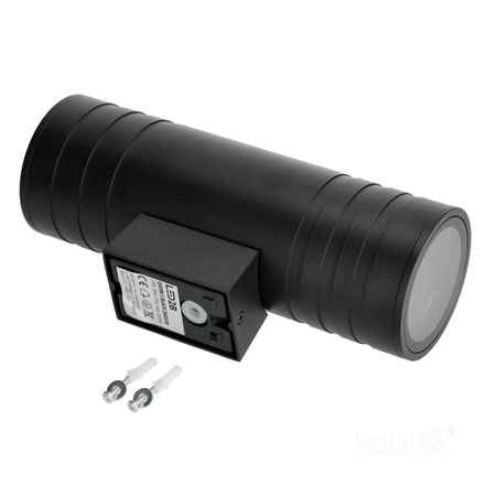 Lampa Ogrodowa Kinkiet Elewacyjny Zewnętrzny 2x GU10 IP54 Czarna Querk Kobi