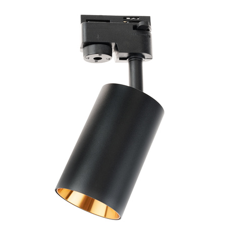 Zestaw Szyna Oświetleniowa Szynoprzewód 2m + 6x Reflektor Szynowy SAGI GU10 Czarno Złoty LUMILED