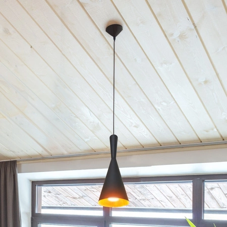Lampa Wisząca Sufitowa Żyrandol IL MIO MODERN P-306C E27 Czarno-Złota - GOLDLUX (Polux)