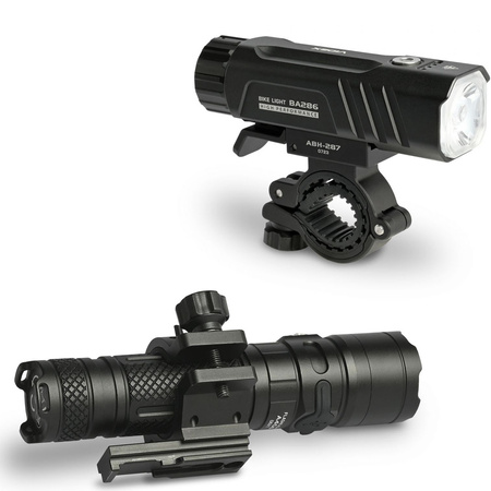 Uchwyt Rowerowy na Kierownicę do Lampy Latarki Uniwersalny VIDEX