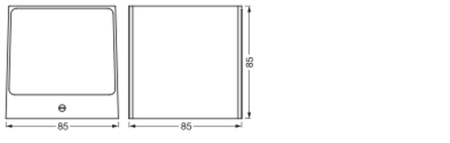 Inteligentny kinkiet elewacyjny LEDVANCE WIFI SMART+ BRICK WALL SILVER GREY 14W 550 lm LEDVANCE