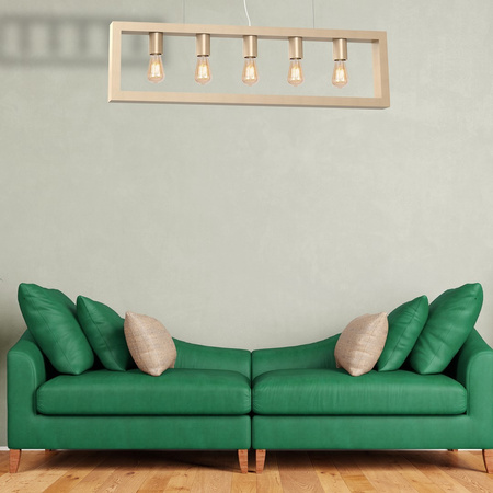 Lampa Wisząca Sufitowa MACK 5xE27 Milagro