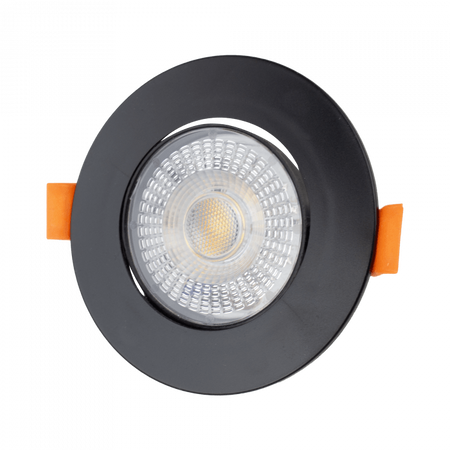 Oprawa Podtynkowa Wpuszczana LED 3W / 5W / 7W CCT Czarna Okrągła DOWNLIGHT Ecolight