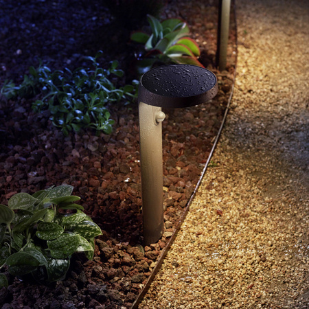 Lampa Ogrodowa Zewnętrzna SŁUPEK 40cm LED 9W 800lm 2700K IP44 z Czujnikiem Ruchu i Zmierzchu Tyla Philips