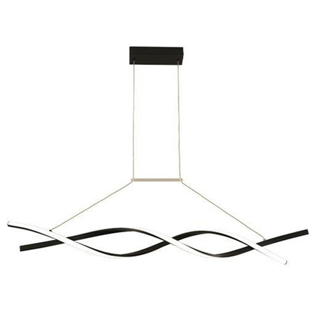 Lampa LED Sufitowa Oprawa Wisząca 33W 2150lm 4000K Neutralna Czarna Matowa Kono Masterled