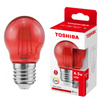 Żarówka LED E27 G45 4,5W = 40W Czerwona Filament TOSHIBA