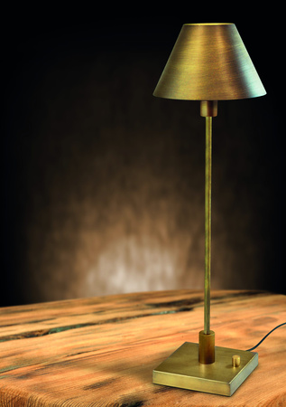 Lampa Stołowa Biurkowa E14 64cm GRENA GOLDLUX (Polux) Złota