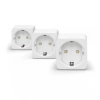 3x Inteligentne Gniazdko Schuko TYP F Watomierz Programator TIMER Białe Smart Plug Philips HUE