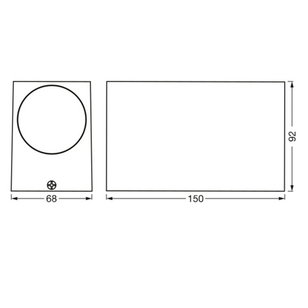 Kinkiet Ogrodowy Lampa Elewacyjna Zewnętrzna GU10 Brązowy IP44 Endura Osram